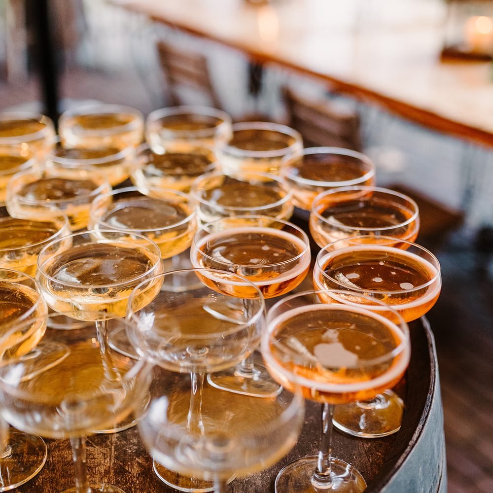 Champagne-ontvangst bij De Amshoff