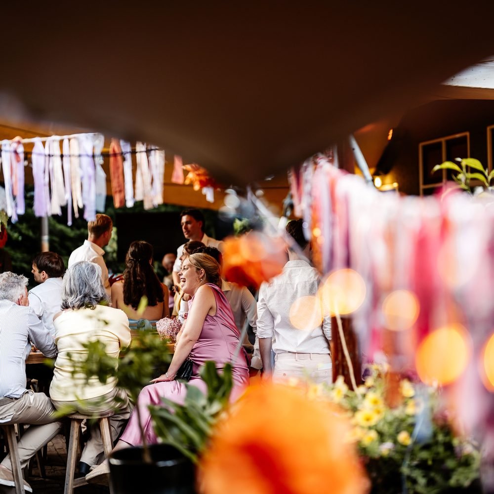Familiefeest met bloemen in De Amshoff